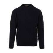 Blå Crew Neck Jumper Sweater