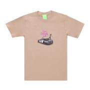 Live Laugh Love Print Tee Sand