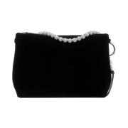 Svart Sølv Callie Clutch Veske