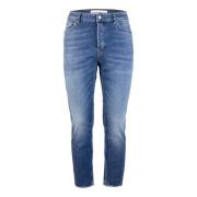 Blå Slim Fit 5-Lommers Jeans