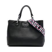 Logo-Plaque Skinn Tote Bag