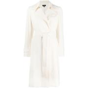 Beige Belte Trench Coat