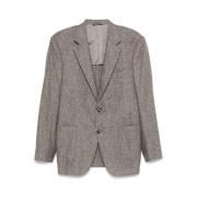 Tweed Front Button Jacket