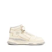 Off-White Skinn Sneaker med Logo