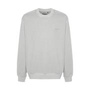 Grå Bomull Crew Neck Sweatshirt