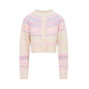 Nordisk-inspirert ullstrikket cardigan