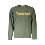 Klassisk Grønn Sweatshirt med Rund Hals