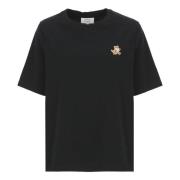 Svart Speedy Fox Patch T-skjorte