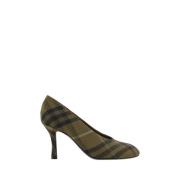 Stiletto Baby Pumps med Check Print