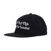 Svart Flat Skyggehue Snapback Stil