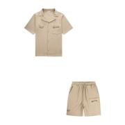 Dobbel Script Zomerset Beige Herre