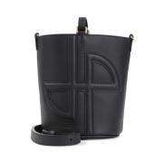 Svart Bucket Bag