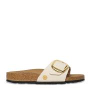 Sandaler Madrid Big Buckle, Eggeskall Canvas