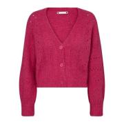 Rosa Pointelle Cardigan Genser