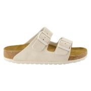 Beige Semsket Sklie Sandaler Høst-Vinter 2024