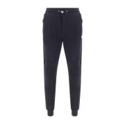 Teksturert Panel Jogger Sweatpants med Logo