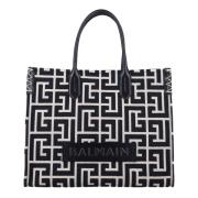 Svart/elfenben Håndveske med Monogram Tote