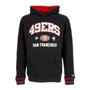 San Francisco 49ers Oversized Hoodie Svart/Rød