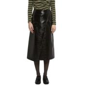 Martine Vernis Midi Skjørt Wrap Stil