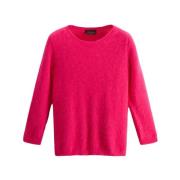 Angora Genser 3/4 Erme Fuchsia