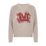 Beige Sweater med M Monogram