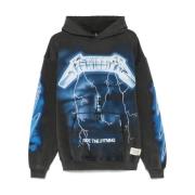 Oversized hettegenser med Metallica-print