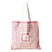 Stripet Rose Tote Bag