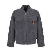 Ribbet Crew Neck Ull Cardigan