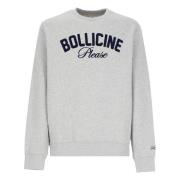 Grå Bomull Crew Neck Sweater