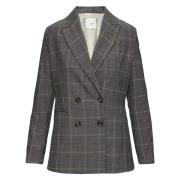 Slim Fit Rutete Blazer Jakke