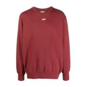 Bordeaux Bomull Crewneck Sweatshirt