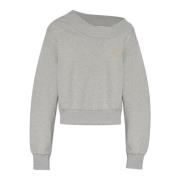 Sweatshirt med logo