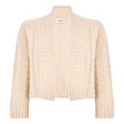 Beige Sweater Aw24 Høy Hals Crop