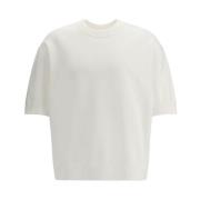 Oversized Crew Neck Bomull T-skjorte