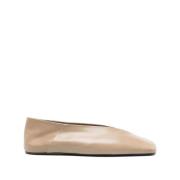 Beige Ballerina Sko for Kvinner