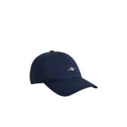 Marine Shield Cap med Grafisk Broderi