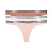 Multi Calvin Klein Thong 3Pk Undertøy