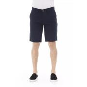 Elegant Bermuda Shorts i Blått