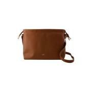 Leather crossbody-bags