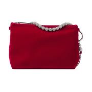 Rød Rubin Sølv Clutch Veske