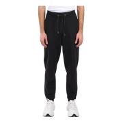 Avslappet passform sweatpants med brodert logo