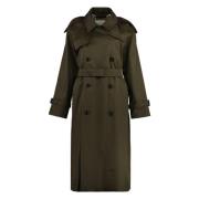 Klassisk Bomull Trenchcoat