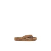 Moderne Semsket Flip-Flop Sandaler