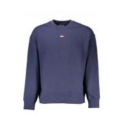 Klassisk Blå Crew Neck Genser