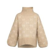 Koselig Kort Genser - Lys Beige