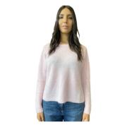 Myk Alpakka Crewneck Genser Rosa