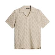 Beige J.Lindeberg Torpa Resort Jersey Shirt Skjorter