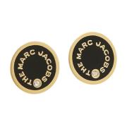 Sorte Medallion Studs Smykker