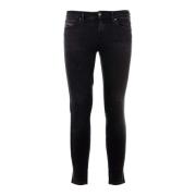 Svart Denim Damejeans