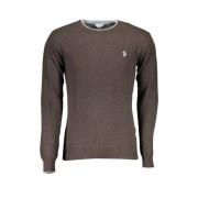 Brun Ull Herre Pullover Genser